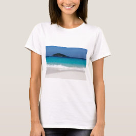 Camiseta Playa de arena blanca de Similán y mar azul turque