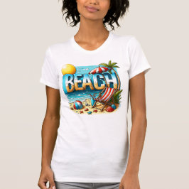 Camiseta Playa de arena fina
