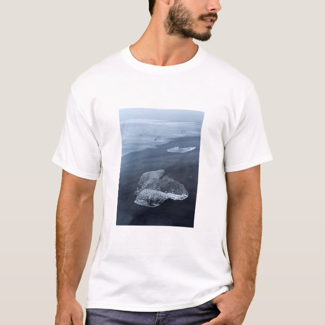 Camiseta Playa de arena negra y hielo, Islandia (Anverso)
