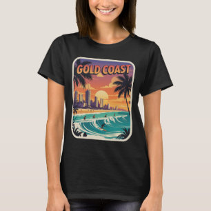 Camiseta Playa de Australia para los surfistas de la costa 