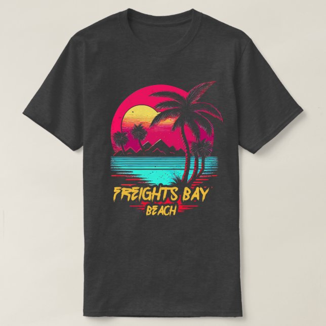 Camiseta Playa de Bahía de Freights (Diseño del anverso)