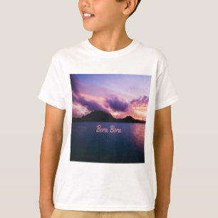 Camiseta Playa de Bora Bora Suset Island