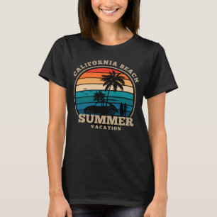 Camiseta Playa de California verano surf Mujeres estadounid