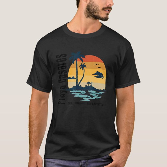 Camiseta Playa de Casares Carazo Nicaragua (Anverso)