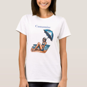 Camiseta Playa de Chica bikini Napping Thunder_Cove