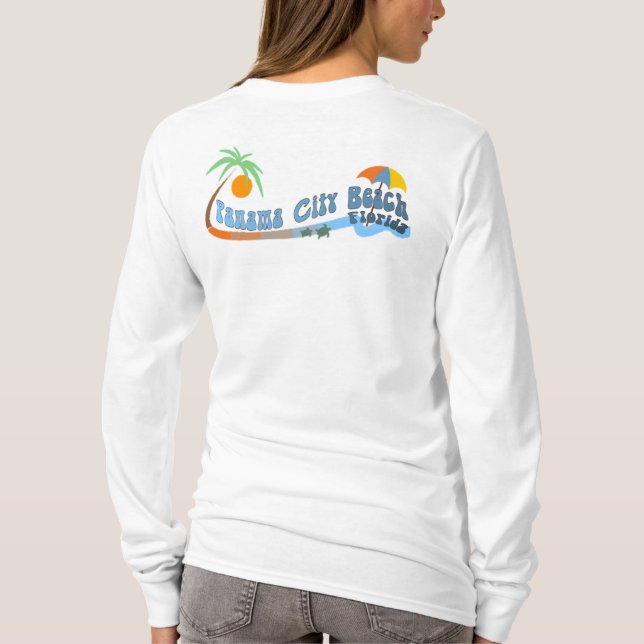 Camiseta Playa de ciudad de Panamá (Reverso)