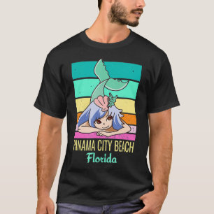 Camiseta Playa de Ciudad de Panamá Florida Cute Sirena de V