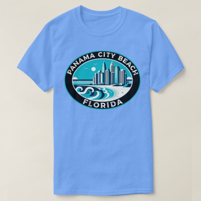 Camiseta Playa de Ciudad de Panamá Florida FL TShirt (Diseño del anverso)