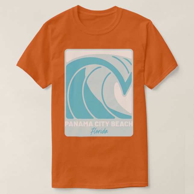 Camiseta Playa de Ciudad de Panamá Florida Océano Atlántico (Diseño del anverso)
