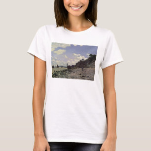 Camiseta Playa de Claude Monet el en Honfleur, 1864