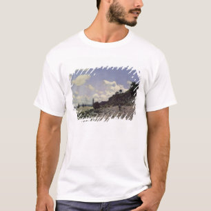 Camiseta Playa de Claude Monet el en Honfleur, 1864