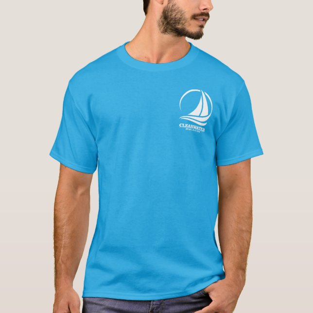 Camiseta Playa de Clearwater (tortuga marina) (Anverso)
