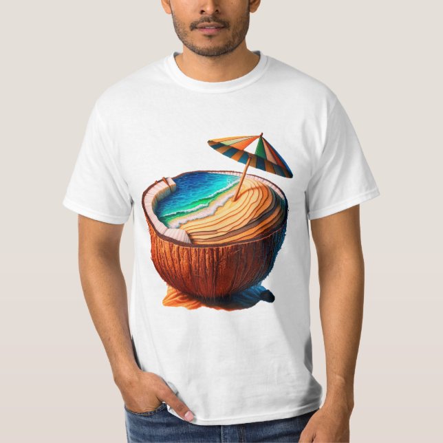 Camiseta Playa de Cocoanut (Anverso)