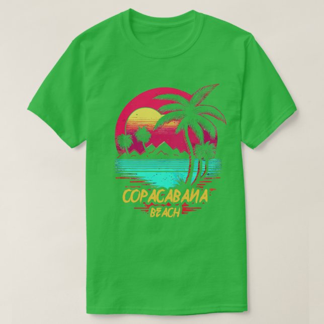 Camiseta Playa de Copacabana (Diseño del anverso)