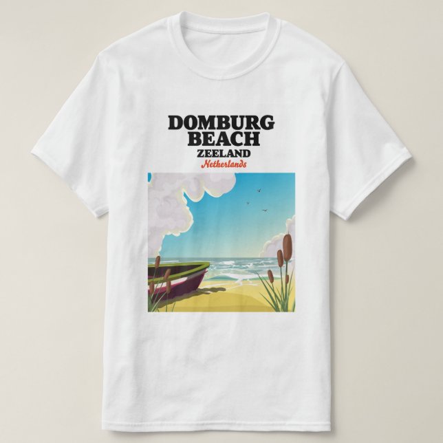 Camiseta Playa de Domburg Beach Zeeland Domburg (Diseño del anverso)
