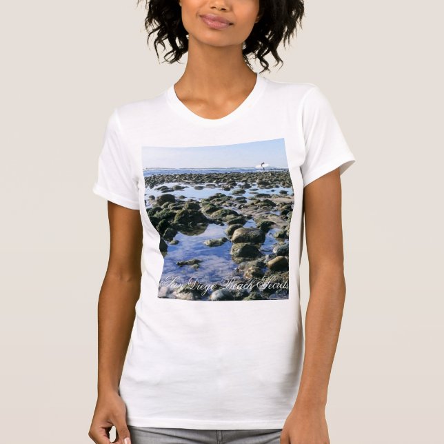Camiseta Playa de estado de San Onofre de los viejos (Anverso)