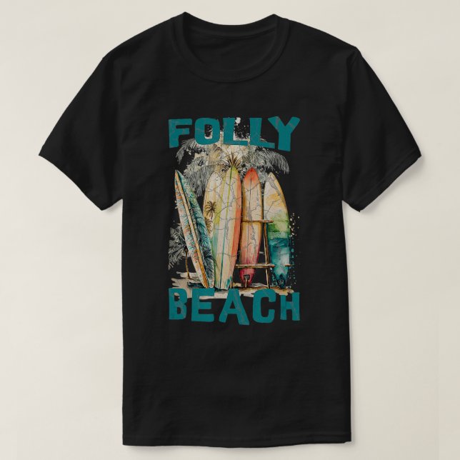 Camiseta Playa de Folly (Diseño del anverso)