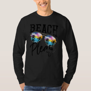 Camiseta Playa de gafas de sol Por Favor Hawaii Beach Hola 