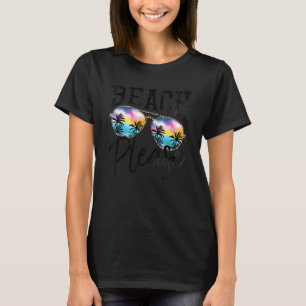 Camiseta Playa de gafas de sol Por Favor Hawaii Beach Hola 