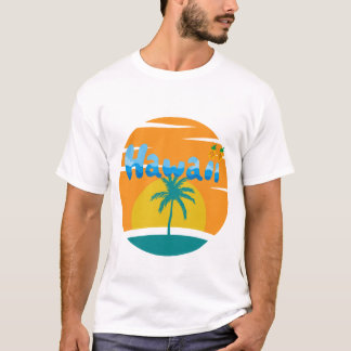 Camiseta Playa de Hawái