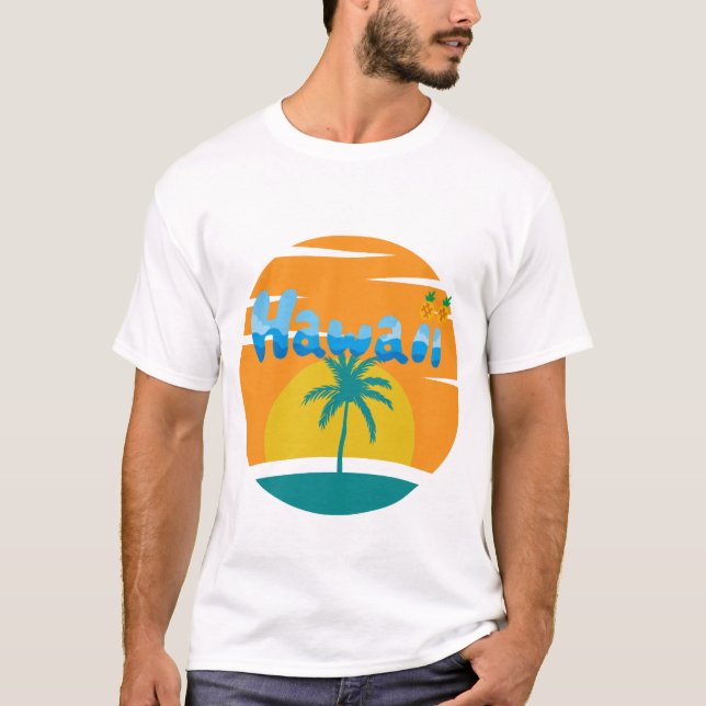 Camiseta Playa de Hawái (Anverso)