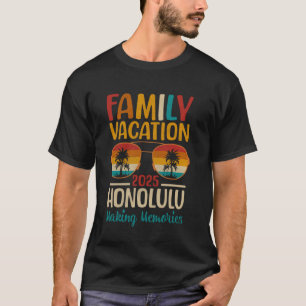 Camiseta Playa de Honolulu Hawái Vacaciones familiares coin
