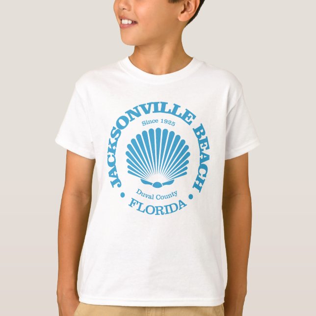 Camiseta Playa de Jacksonville (concha marina) (Anverso)