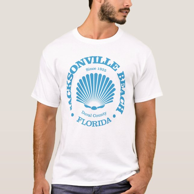 Camiseta Playa de Jacksonville (concha marina) (Anverso)