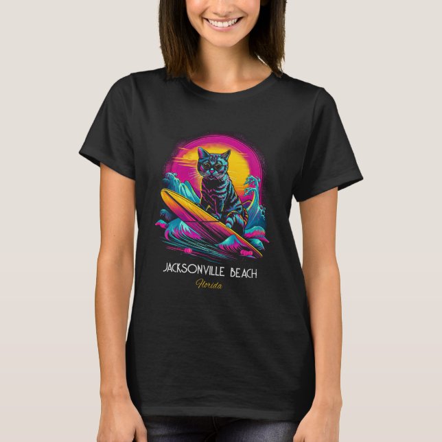 Camiseta Playa de Jacksonville Florida (Anverso)