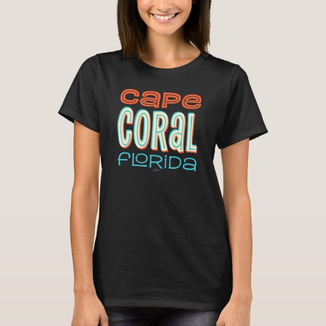 Camiseta Playa de Jcombs Cape Coral Florida (Anverso)