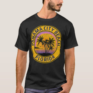 Camiseta Playa de la Ciudad de Panamá Florida FL Vintage Re