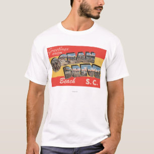 Camiseta Playa de la impulsión de Carolina del Sur - océano