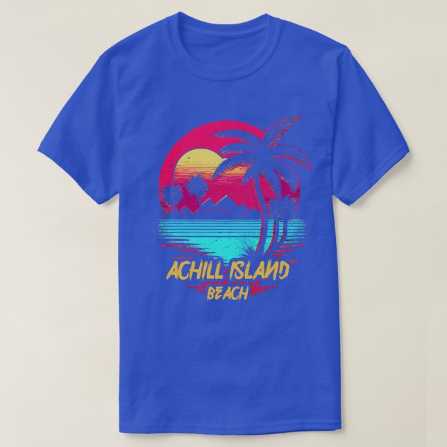 Camiseta Playa de la isla de Achill (Diseño del anverso)