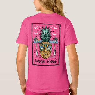 Camiseta Playa de la isla Retro Amelia a ambos lados