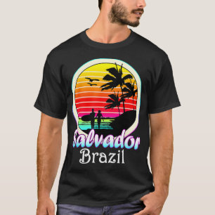 Camiseta Playa de la praia de verano de Salvador Bahia bras
