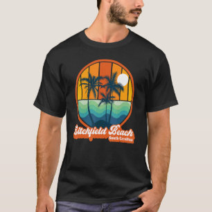 Camiseta Playa de Litchfield South Carolina en verano de lo