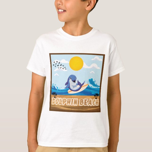 Camiseta Playa de los delfines (Anverso)