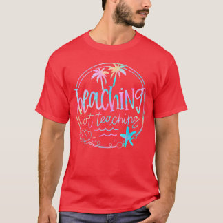 Camiseta Playa de Maestros de Verano, No Enseñando Tejido