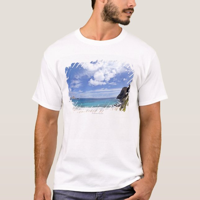 Camiseta Playa de Makapuu en Oahu, Hawaii (Anverso)