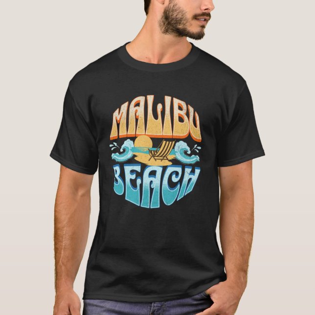 Camiseta Playa de Malibu (Anverso)