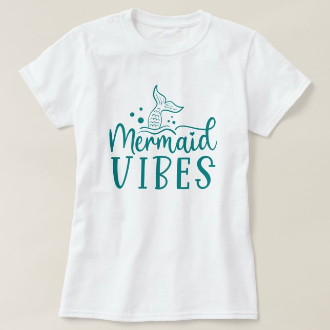 Camiseta Playa de Mermaid | Vibes de sirenas (Diseño del anverso)
