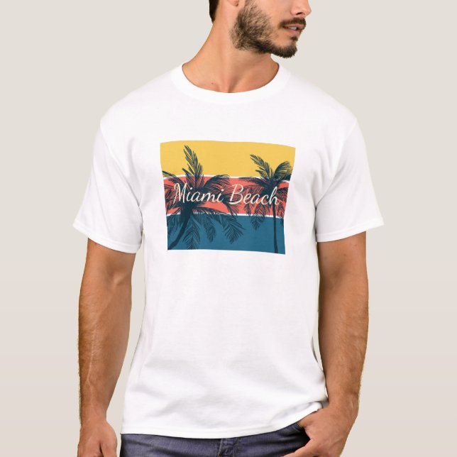 Camiseta Playa de Miami (Anverso)