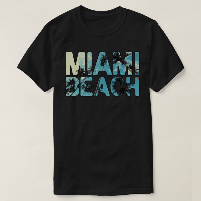 Camiseta Playa de Miami (Diseño del anverso)