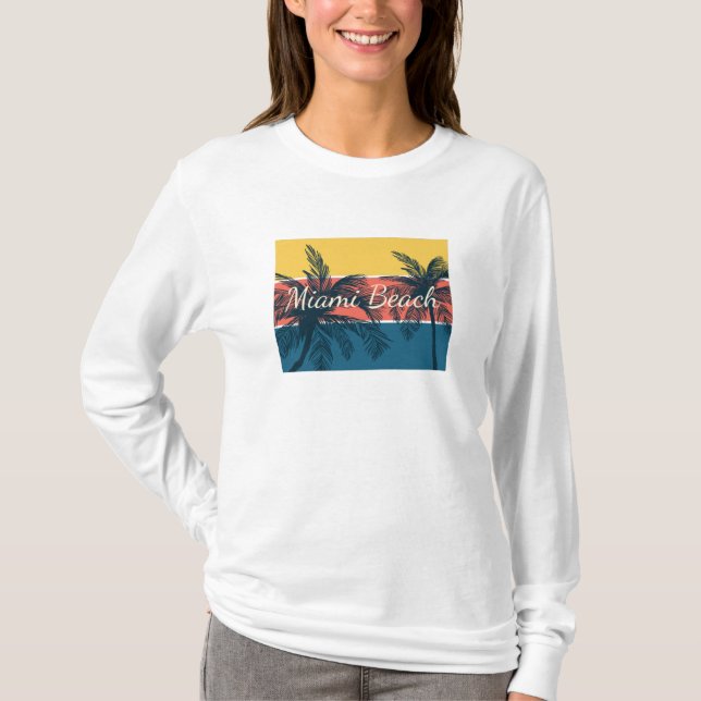 Camiseta Playa de Miami (Anverso)