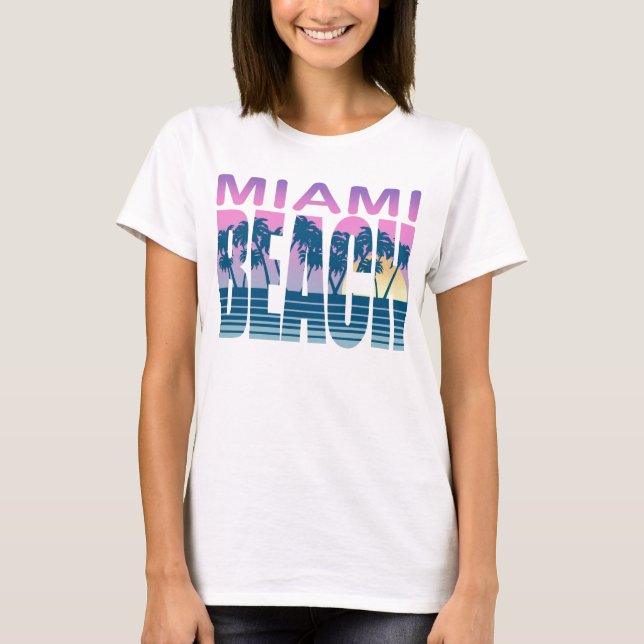 Camiseta Playa de Miami (Anverso)