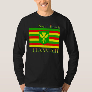Camiseta Playa de Napili Islas Hawái Playa de Bandera Hawái