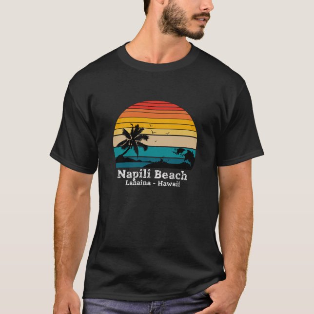 Camiseta Playa de Napili - Lahaina (Anverso)