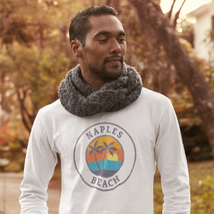 Camiseta Playa de Nápoles, Florida Faded Classic Style