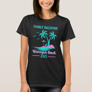 Camiseta Playa de Palm Tree Nicaragua 2023