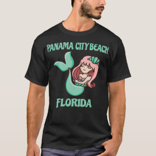 Camiseta Playa de Panamá Cute Sirena temática